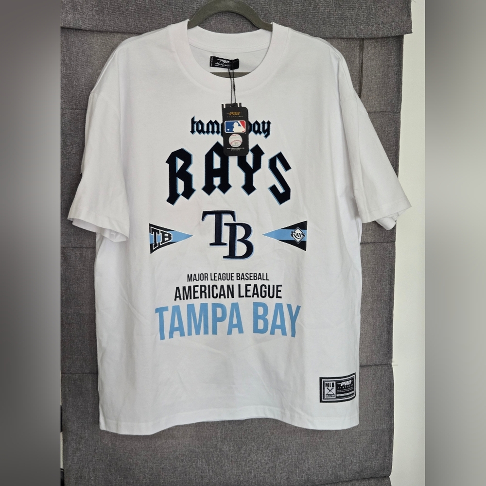 MEN’S TAMPA BAY RAYS Pro Standard Oversized City Tour T-shirt Mens Size Medium